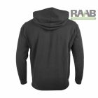 Fekete/piros férfi pulóver