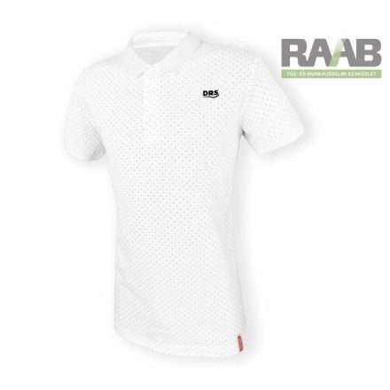 Tűpettyes férfi póló S-2XL-ig - fehér