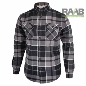 Bélelt favágóing - Vintage Overshirt S-3XL-ig - szürke 