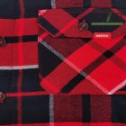 Bélelt favágóng - Vintage Overshirt S-3XL-ig - piros