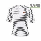 Csíkos felgombolható ujjú férfi póló S-2XL-ig   - aktuális ajánlatunk