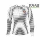 Csíkos felgombolható ujjú férfi póló 3XL-es méretben  - aktuális ajánlatunk