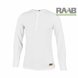 Fehér felgombolható ujjú férfi póló 3XL-es méretben