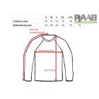 Fehér felgombolható ujjú férfi póló 3XL-es méretben