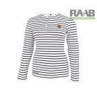 Felgombolható ujjú női csíkos póló XS-2XL-ig