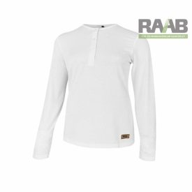 Felgombolható ujjú női fehér póló XS-2XL-ig