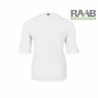 Felgombolható ujjú női fehér póló XS-2XL-ig