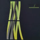 Lines -mintás pólóruha - sötétkék