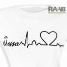 EKG szívdobbanás fehér, női póló S-2XL-ig