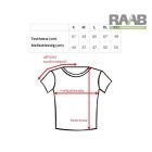 Avokádó mintás biopamut női póló S-2XL-ig - fehér