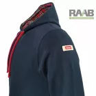 Vintage pulóver kockás kapucnibelsővel XS-2XL-ig