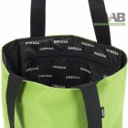 DRS Shopping táska  pénztárcával  fekete/pisztácia