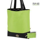 DRS Shopping táska  pénztárcával  fekete/pisztácia