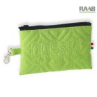 DRS Shopping táska  pénztárcával  fekete/pisztácia