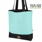 DRS Shopping táska fekete/vízkék