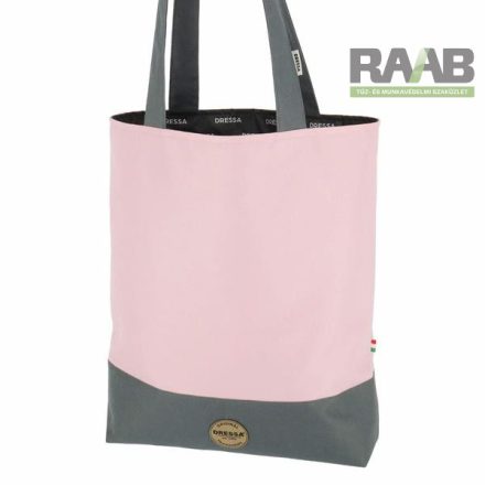 DRS Shopping táska fekete/rózsaszín