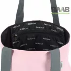 DRS Shopping táska fekete/rózsaszín