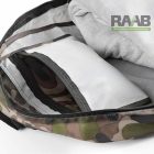 Könnyű, terepmintás hátizsák