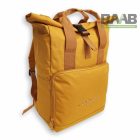 Mustársárga rolltop hátizsák