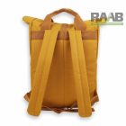 Mustársárga rolltop hátizsák
