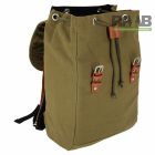 Vintage laptoptáska - katonazöld