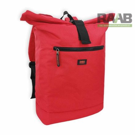Rolltop Recicled piros hátizsák - újjrahasznosított anyagból