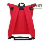 Rolltop Recicled piros hátizsák - újjrahasznosított anyagból