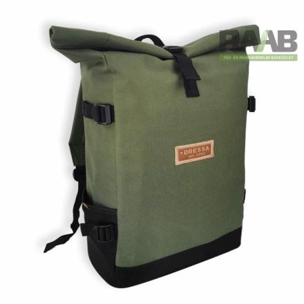Laptop tartos Rolltop hátizsák - Oliva 