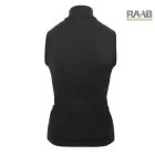 Casual Seamles varrás nélküli női garbó - fekete