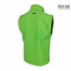 Vízáló softshell férfi mellény S-4XL-ig - zöld