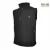 Férfi vízálló softshell mellény S-4XL-ig - fekete