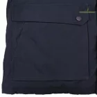 Basic szörmés télikabát 3XL-4XL - sötétkék