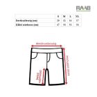 Active pamut rövidnadrág - fekete/rózsaszín