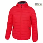 Tokba hajtható sport steppelt férfi kabát - piros 3XL-4XL-ig