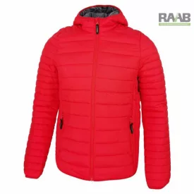   Tokba hajtható sport steppelt férfi kabát - piros 3XL-4XL-ig