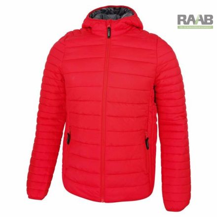 Tokba hajtható sport steppelt férfi kabát - piros 3XL-4XL-ig