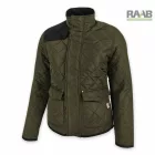 Átmeneti steppelt casual kabát - női XS-2XL-ig - mohazöld