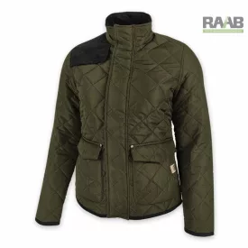   Átmeneti steppelt casual kabát - női XS-2XL-ig - mohazöld