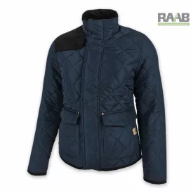   Átmeneti steppelt casual kabát - női XS-2XL-ig - sötétkék