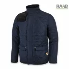 Átmeneti steppelt casual kabát - férfi 3XL-4XL- sötétkék