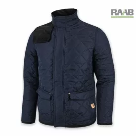   Átmeneti steppelt casual kabát - férfi 3XL-4XL- sötétkék