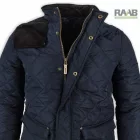 Átmeneti steppelt casual kabát - férfi S-2XL-ig - sötétkék
