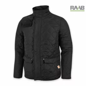 Átmeneti steppelt casual kabát - férfi S-2XL-ig - fekete