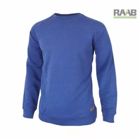   Biopamut raglán ujjú férfi pulóver S-2XL-ig - óceánkék