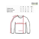 Biopamut raglán ujjú férfi pulóver S-2XL-ig - óceánkék