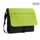 Két tónusú válltáska, laptop zsebbel 