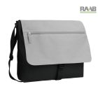 Két tónusú válltáska, laptop zsebbel 