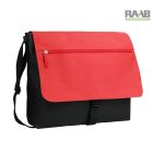 Két tónusú válltáska, laptop zsebbel 