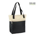 Sky bevásárló táska fekete alapon színes betéttel 