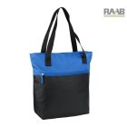 Sky bevásárló táska fekete alapon színes betéttel 